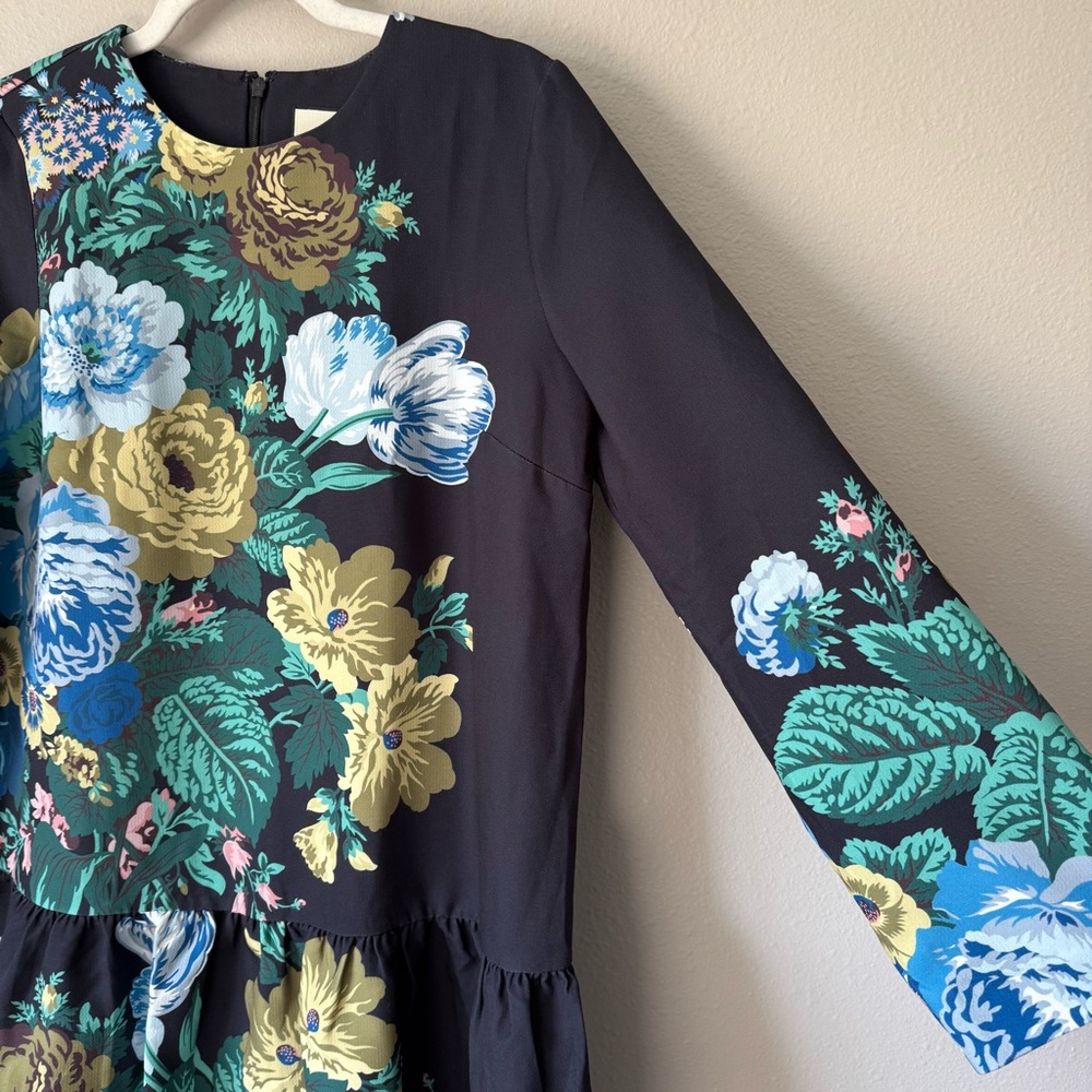 Tuckernuck Black Verdant Bouquet Floral Pierce Dress - Picture 3 of 9